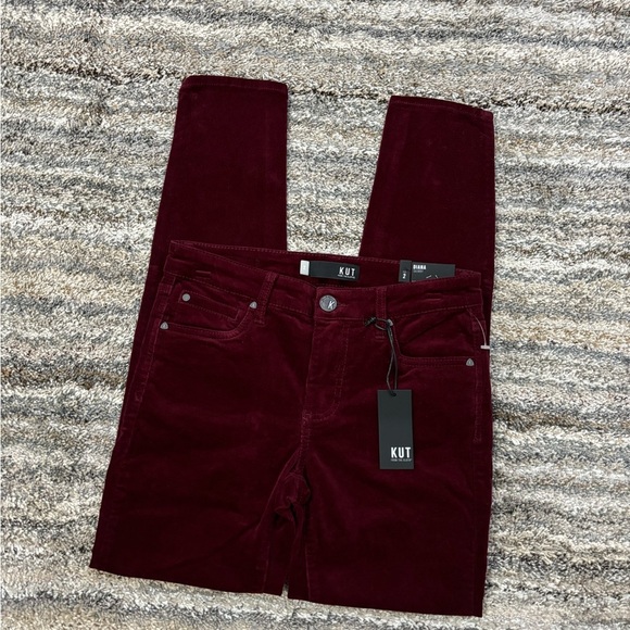 KUT From The Kloth Diana Skinny Jeans Sz 2 | KUT Diana Corduroy Skinny Jeans NWT - Picture 3 of 15